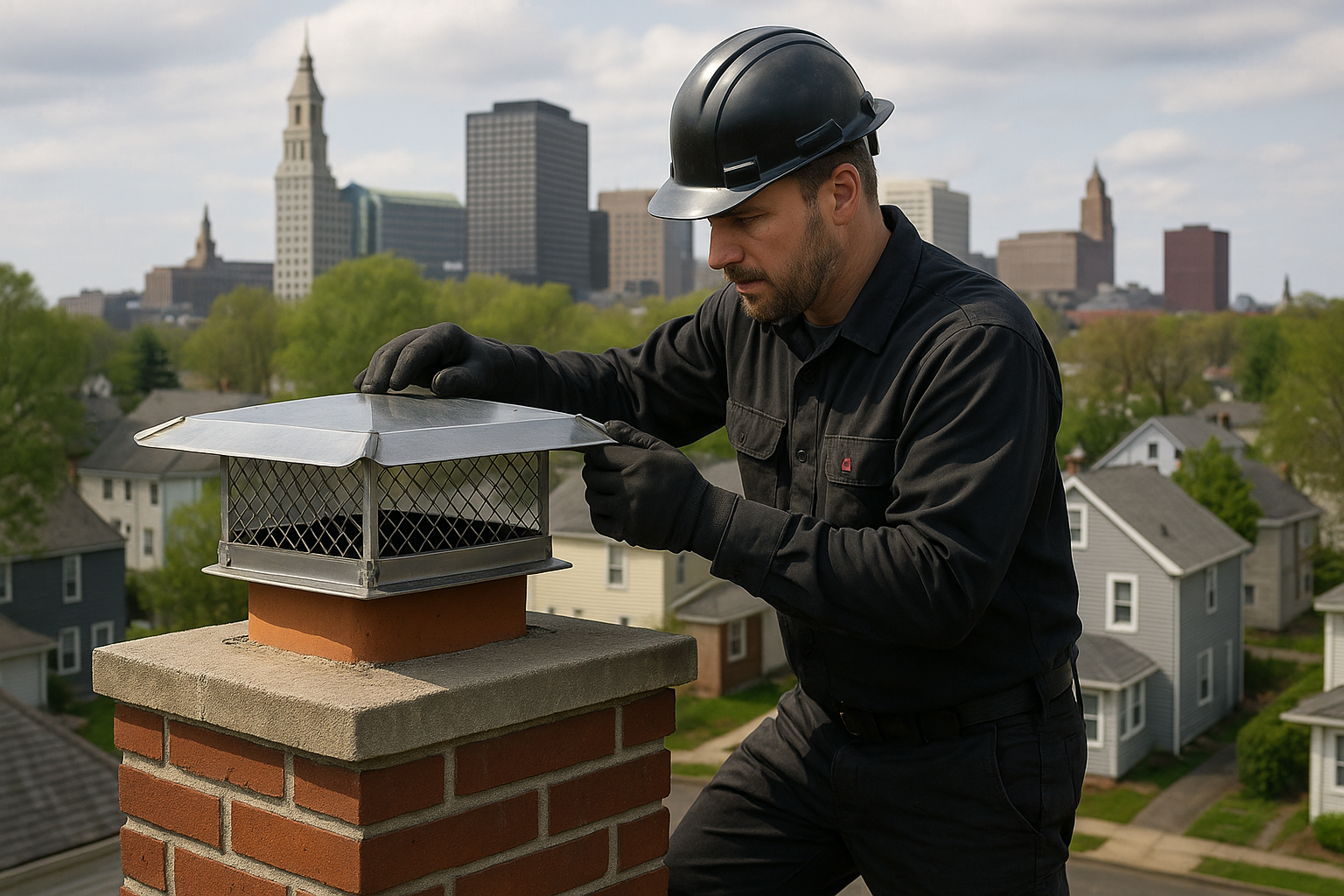 Family enjoying a fireplace in Meriden CT